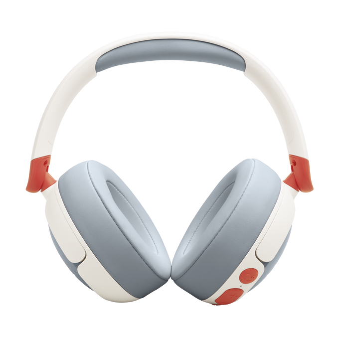 JBL Junior 470NC - White - Wireless over-ear noise cancelling kids headphones - Back image number null